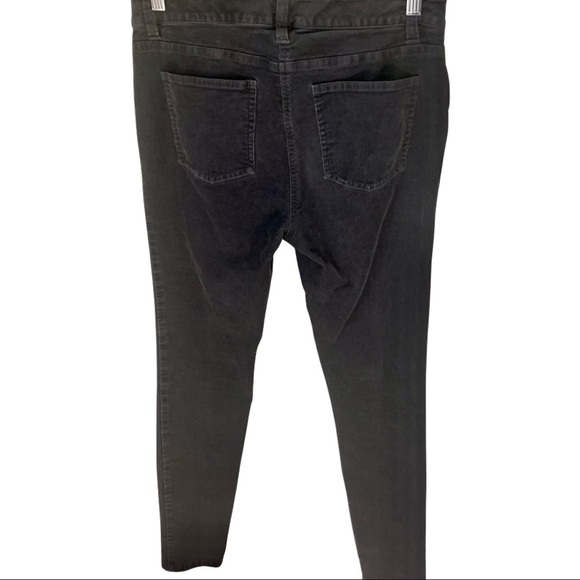 EILEEN FISHER Skinny Jeans Pants Corduroy Cotton Stretch Grey Size 4 - Picture 5 of 8